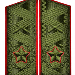 Soviética / rusa principal MARSHAL artillería URSS uniforme hombro placas