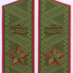  Soviet main MARSHAL of armored forces field overcoat shoulder boards 