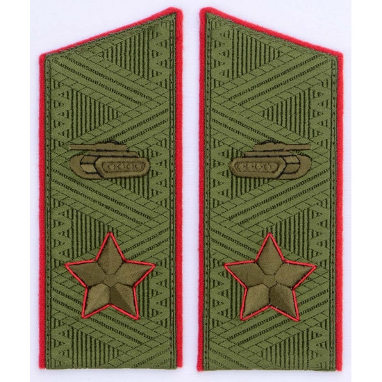  Soviet main MARSHAL of armored forces field overcoat shoulder boards 