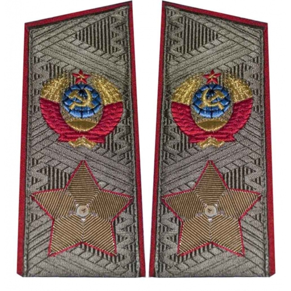 Soviet Russian Marshal of the Armed Forces Army shoulder epaulets boards replica