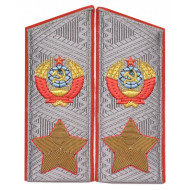 epaulets di spalline del soprabito del maresciallo sovietico