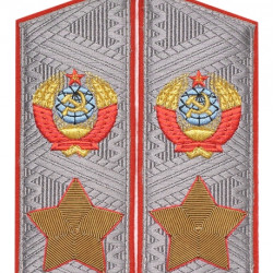 Soviético mariscal URSS abrigo hombro placas epaulets