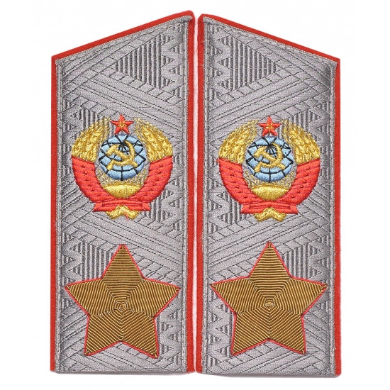 epaulets di spalline del soprabito del maresciallo sovietico epaulets di spalline del soprabito del maresciallo sovietico