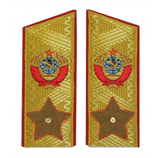 Sowjetische Marschalls UdSSR Parade Schulterklappen Epauletten