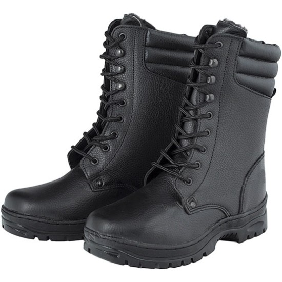 Officers statutory high leather winter boots