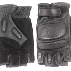 Guantes especiales de cuero SWAT con protección de puño