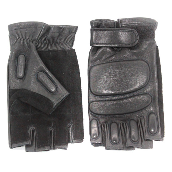 Spezial-Leder SWAT Handschuhe mit Faustschutz 