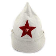 RKKA soviétique Boudionovka beige chapeau militaire russe d'été en coton