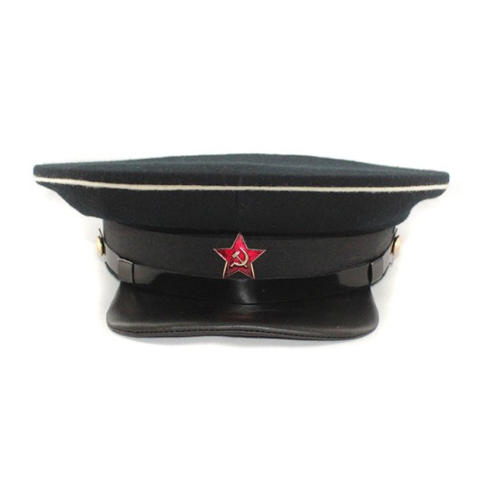 URSS visière casquette de l'Armée rouge russe navale RKKA Officer WW2