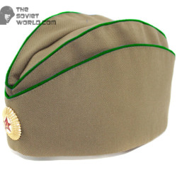 Soviet border guards Military hat Pilotka USSR summer headwear