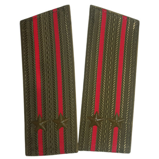Soviet Army Infantry Officers field shoulder boards Soviet Army Infantry Officers field shoulder boards