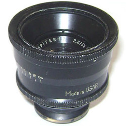 JUPITER-12 black lens for Fed Zorki Leica camera 2,8/35