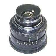 JUPITER-12 schwarzes Objektiv für die Kamera von Fed Zorki Leica 2,8 / 35