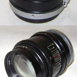JUPITER-9 BLACK Lens 2/85 for KIEV and CONTAX cameras