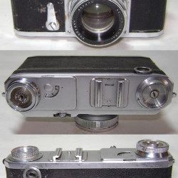 KIEV-2 Kamera sowjetische CONTAX Kopie mit "ZK" Objektiv ZORKI