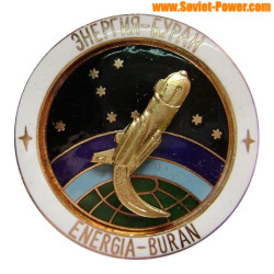 BADGE SPATIAL SOVIETIQUE ENERGIA - BURAN