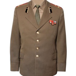 USSR / militaire russe tous les jours kaki uniforme officiers veste tunique