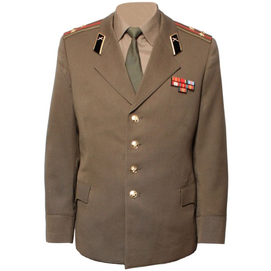 USSR / militaire russe tous les jours kaki uniforme officiers veste tunique