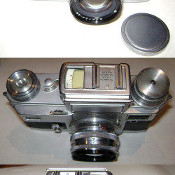 KIEV-3A Soviet CONTAX copy 35mm camera with JUPITER 8M