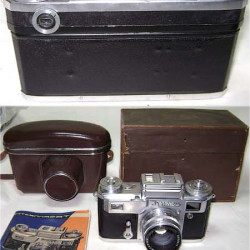 KIEV-4 Soviet camera 35mm CONTAX copy Jupiter-8M lens