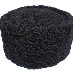 Black Karakul Kubanka winter fur hat Papaha