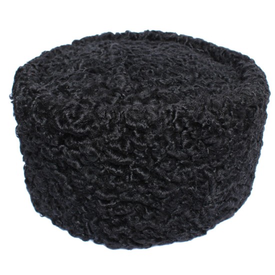 Noir Karakul fourrure d'hiver Kubanka russe chapeau Papaha