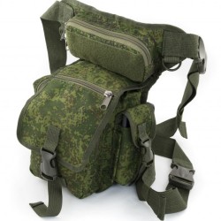 旅行/ハイキングのための戦術的な脚のバッグロシアのデジタルカモ