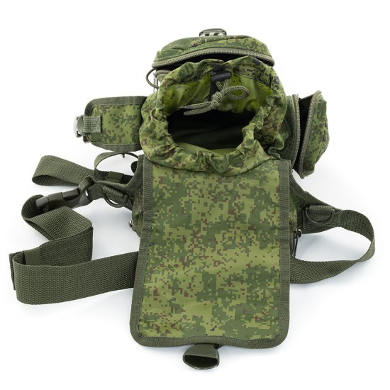 旅行/ハイキングのための戦術的な脚のバッグロシアのデジタルカモ