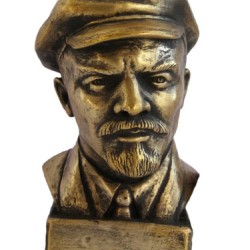 Russian bronze Soviet Communist bust of Lenin