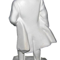 Busto bianco in miniatura del rivoluzionario comunista sovietico Vladimir Ilyich Ulyanov (aka Lenin) #7