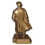 Busto dorado en miniatura del revolucionario comunista Vladimir Ilyich Ulyanov (alias Lenin) #6
