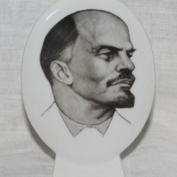 Porcelain Vladimir Lenin figurine 50 Years to USSR
