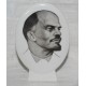 Porzellanfigur Vladimir Lenin 50 Jahre in die UdSSR