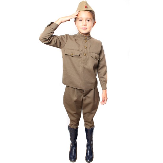 Sovietiche bambini uniforme dell'esercito vestito russo per i più piccoli