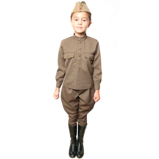 Sovietiche bambini uniforme dell'esercito vestito russo per i più piccoli