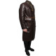 Committee of state security Agent old Leather Overcoat