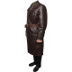 Committee of state security Agent old Leather Overcoat