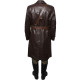 Committee of state security Agent old Leather Overcoat