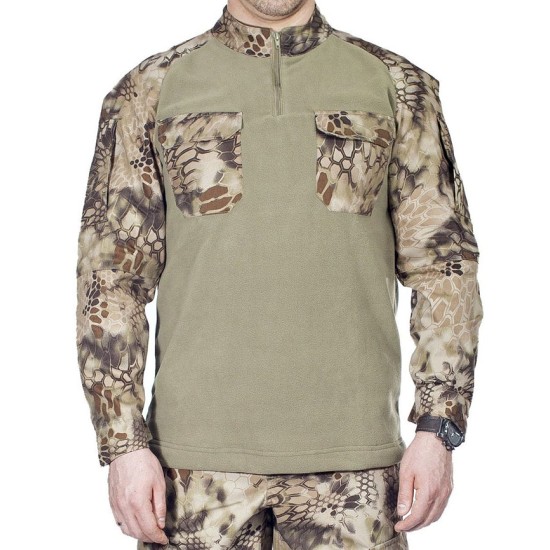 Tactique POLAIRE camouflage cavalier python roche chemise russe