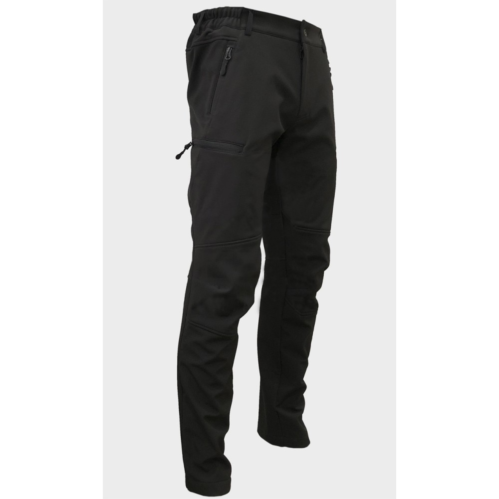Pantaloni tattici Softshell neri STORM 20.20 per allenamento attivo /  softair