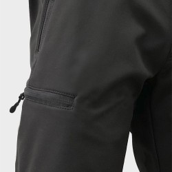 Black Softshell tactical trousers STORM 20.20 for active training / airsoft