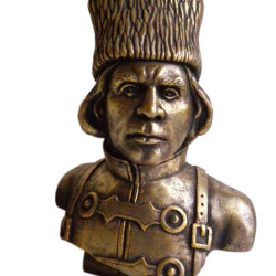 Nestor MAKHNO Ukrainian Cossack bronze bust