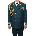 准尉のロシア海軍黒軍の制服