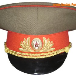 Russian Army field Generals cap Soviet visor hat