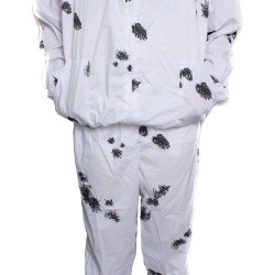 Airsoft blot winter masking suit Klaksa white camo