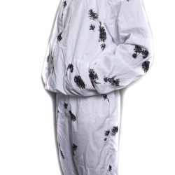 Airsoft blot winter masking suit Klaksa white camo