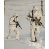 Invierno traje de enmascarar para el francotirador MPA-43 camo blanco nieve