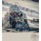 Warm winter suit Masking "Sniper" type suit Snow white camo Airsoft uniform Hunting wear