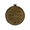 Medaille mit Lenin und Stalin "30 Jahre bis zur sowjetischen Armee und Flotte"