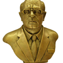 Mikhail Gorbachev USSR president brass bust